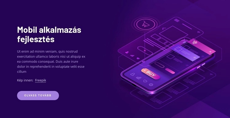 Mobil alkalmazások készítése Weboldal tervezés