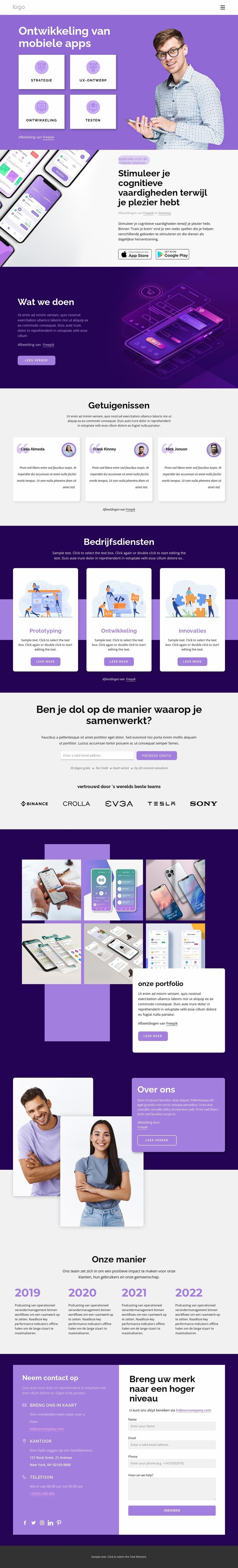 Digitaal bedrijf Html Website Builder