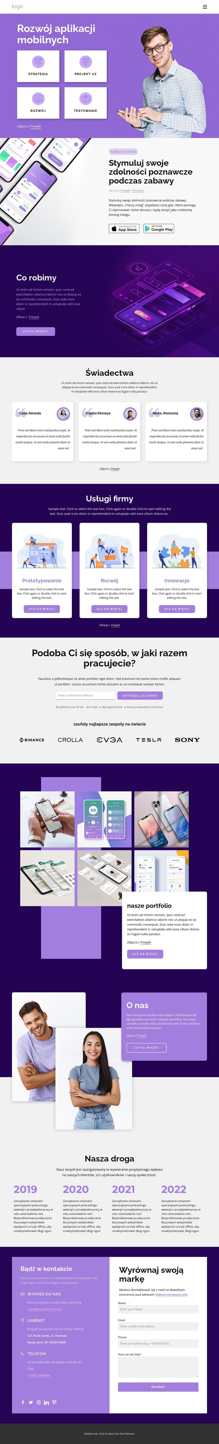 Cyfrowa firma Szablon witryny sieci Web