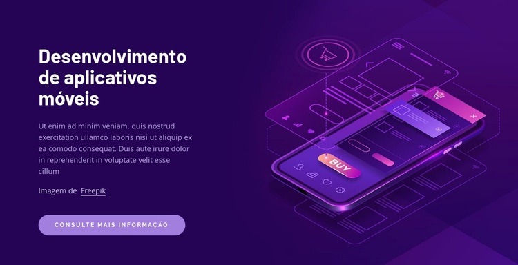 Construindo aplicativos móveis Design do site