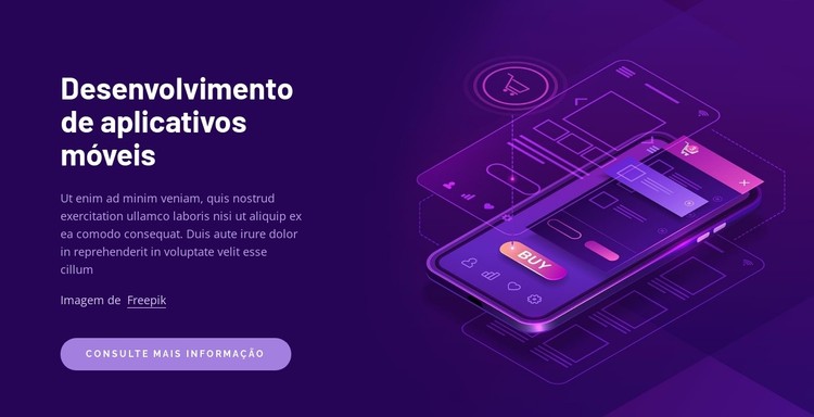 Construindo aplicativos móveis Template CSS