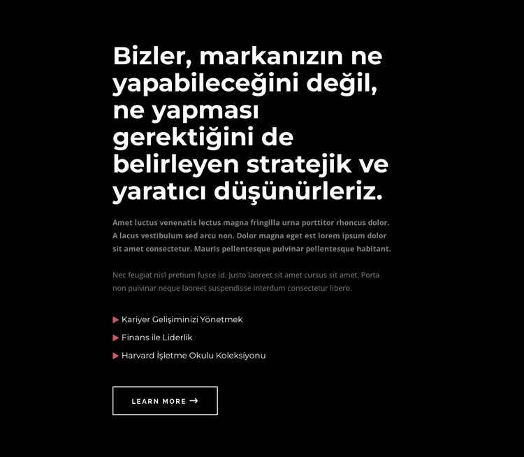 Biz yaratıcı düşünürleriz CSS Şablonu