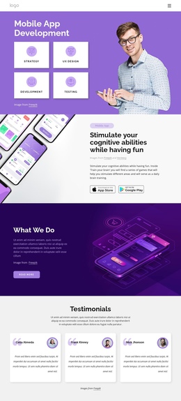 Digital Firm Landing Page Templates