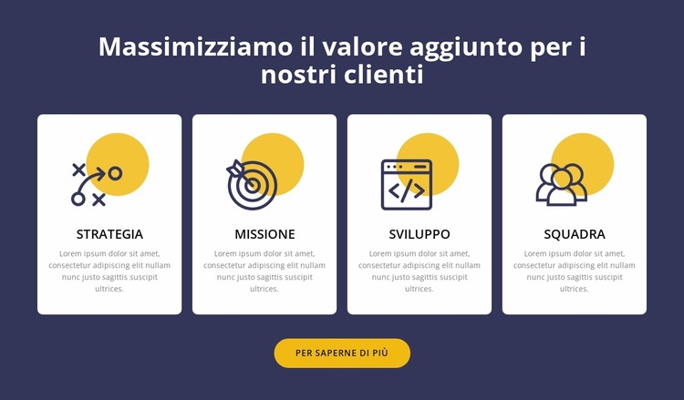 Potenzia il tuo business con noi Modello Joomla