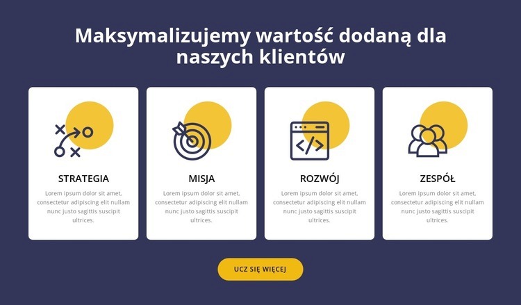 Rozwijaj z nami swój biznes Projekt strony internetowej