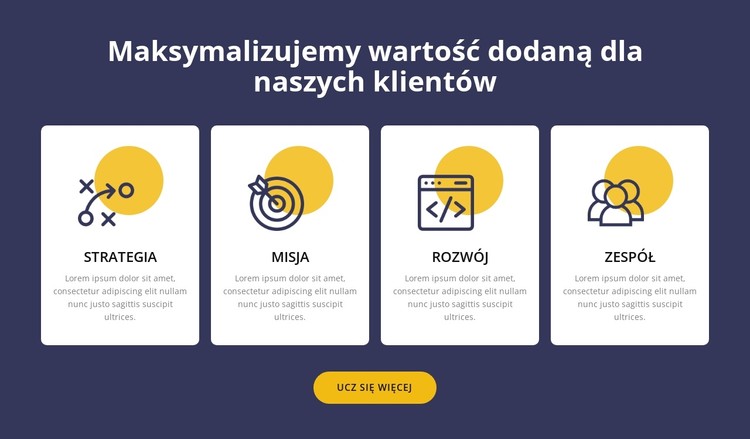 Rozwijaj z nami swój biznes Szablon CSS