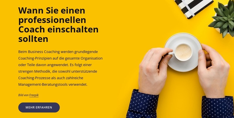 Professionelles Coaching Joomla Vorlage