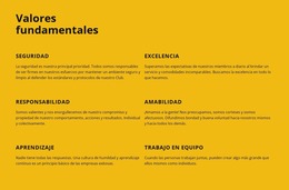 Extensiones De Plantillas Para Valores Fundamentales De La Empresa