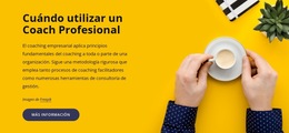 Funcionalidad De Diseño De Tema Para Coaching Profesional