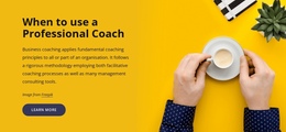 Profesional Coaching - Website - Page Building