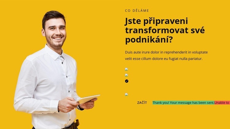 Věříme v kreativní řešení problémů. Webový design