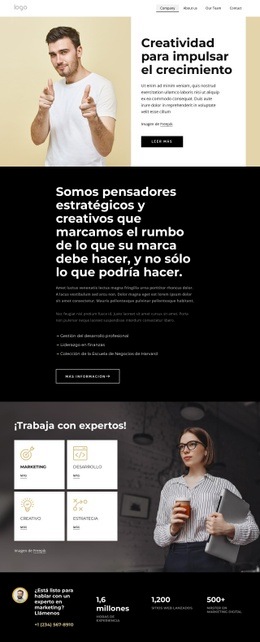 Somos Pensadores Creativos Estratégicos Diseño De Sitios Web