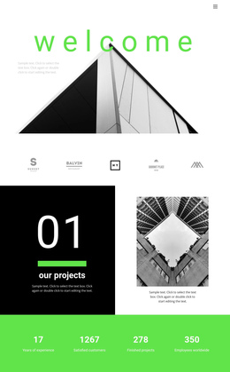 Check out our projects One Page Templates
