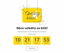 Již Brzy Stránka S Odpočítáváním – Šablona Prémiového Webu Pro Firmy