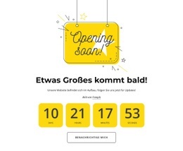 Kreativstes Design Für Demnächst Seite Mit Countdown