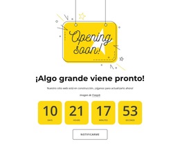 Próximamente Página Con Cuenta Regresiva: Plantilla De Sitio Web Premium Para Empresas