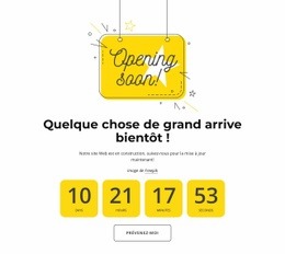 Modèle HTML5 Le Plus Créatif Pour Bientôt Disponible Avec Compte À Rebours