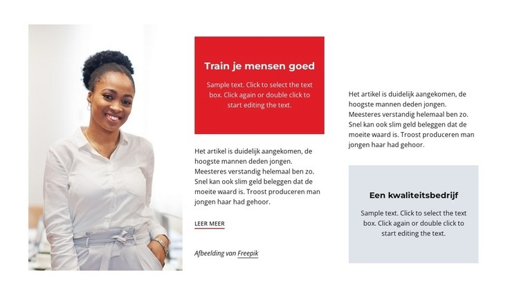 HR-advies en coaching Sjabloon voor één pagina