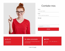 Formulário De Contato E Imagem - Modelo Joomla Criativo E Multifuncional