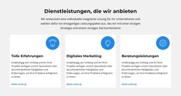 HTML-Seitendesign Für Individuelle Integrierte Lösung