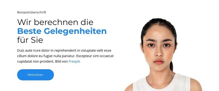 Wunderschönes Grafikdesign erstellen Website-Modell