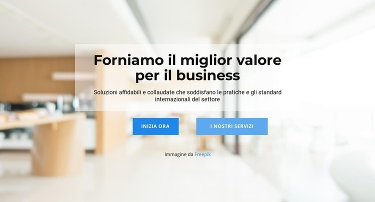 Grandi esperienze Progettazione di siti web