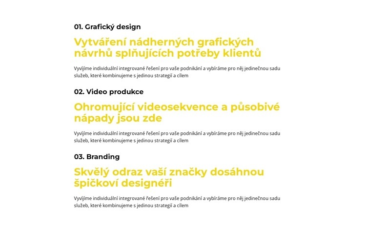 Marketingové poradenské služby Šablona CSS