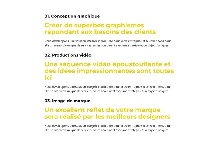 Services de conseil en marketing Maquette de site Web