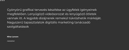 Ingyenes HTML5 Csúszka A Felhasználói Véleményekkel Számára