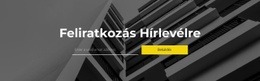 Webdesign Feliratkozás Hírlevélre Számára