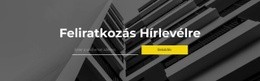 Feliratkozás Hírlevélre - Webhelysablonok