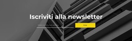 Progettazione Web Per Iscriviti Alla Newsletter