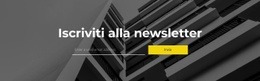 Iscriviti Alla Newsletter - Pagina Di Destinazione Gratuita, Modello HTML5