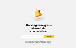 Inhoudsbonus HTML CSS-Websitesjabloon