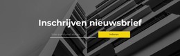 Webontwerp Voor Inschrijven Nieuwsbrief