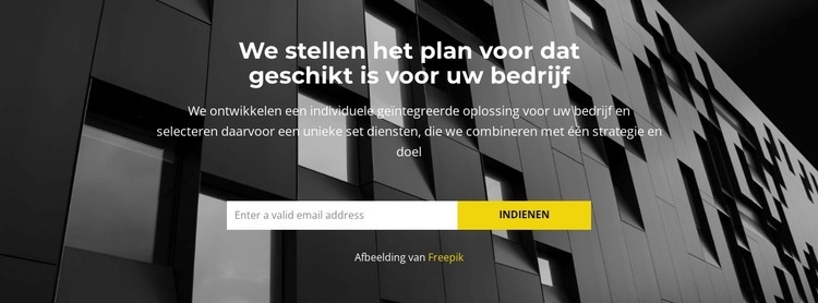 Geweldige reflectie Sjabloon voor één pagina