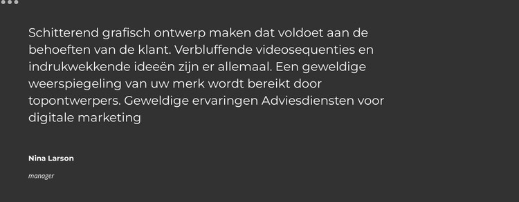 Schuifregelaar met meningen van gebruikers Website Builder-sjablonen