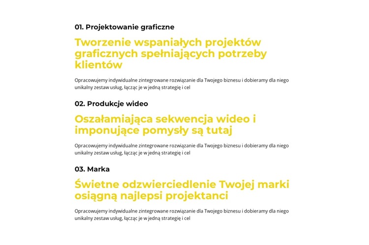 Usługi doradztwa marketingowego Motyw WordPress