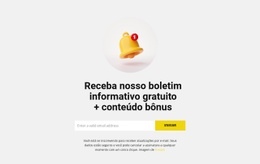 Design De Site Multifuncional Para Bônus De Conteúdo