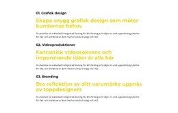 HTML-Sida För Marknadskonsulttjänster