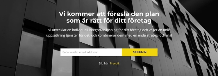 Stor reflektion HTML-mall