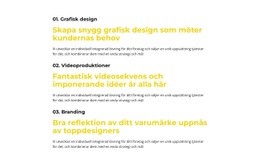 Marknadskonsulttjänster - Onlinemallar