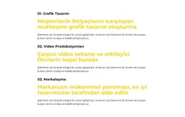 Pazarlama Danışmanlığı Hizmetleri Premium CSS Şablonu