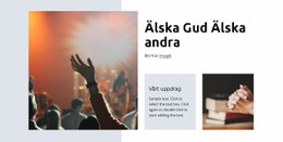 Älskande Gud – Responsiv Webbdesign