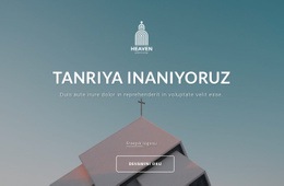 Tanrıya Inanıyoruz - Harika Şablon Oluşturun