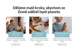 Responzivní Webová Šablona Pro Udělejte Ze Země Lepší Planetu