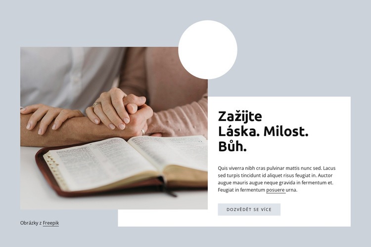 Kostel ve vašem okolí Šablona HTML