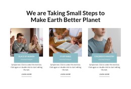 Page HTML For Make Earth Better Planet