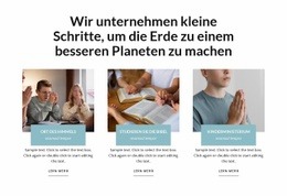 Machen Sie Die Erde Zu Einem Besseren Planeten Eine Seitenvorlage