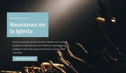 Reuniones En La Iglesia - Inspiración Para El Diseño De Sitios Web